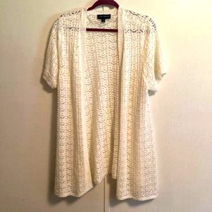 Lane Bryant Cardigan Sweater, NWOT, size 14/16, off white